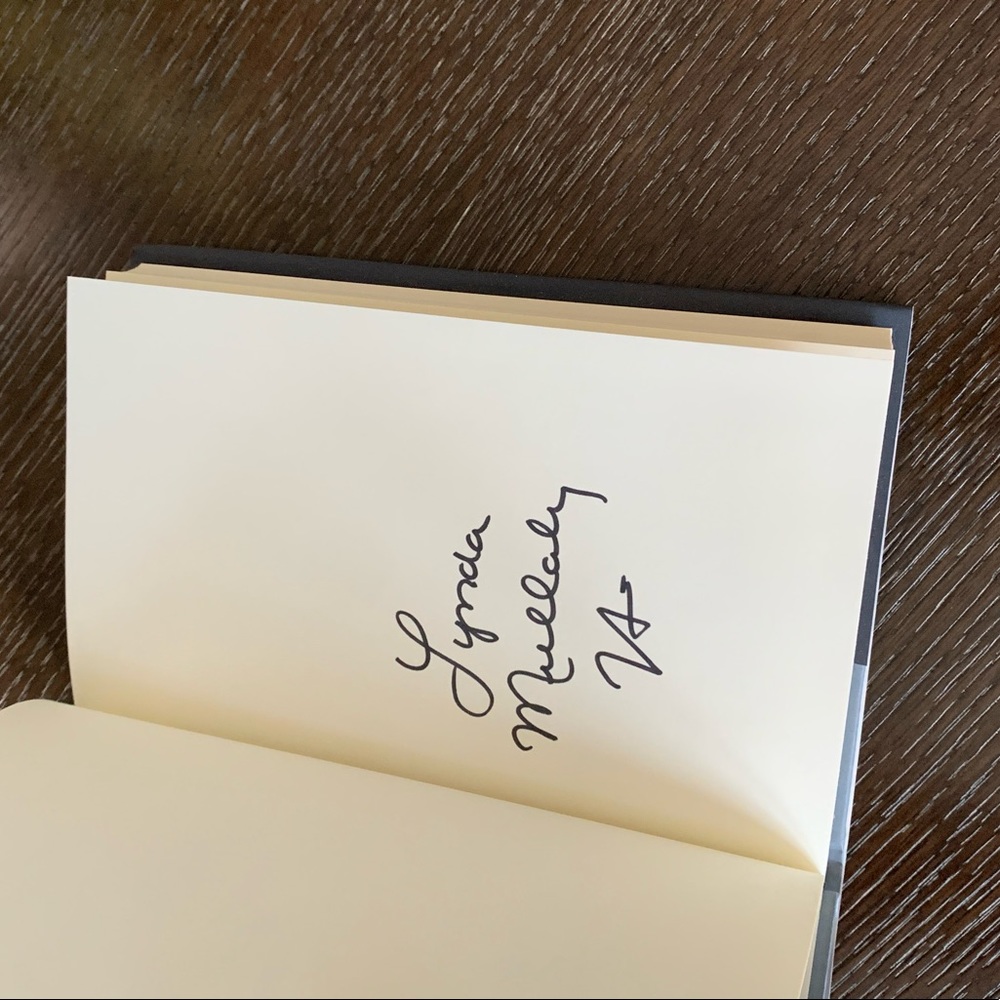 Best selling author signed hardcover book